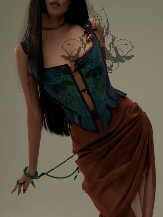 JIFF CONTOUR Religion Collection Women's DrapingTransparent Skirt/ Shawl