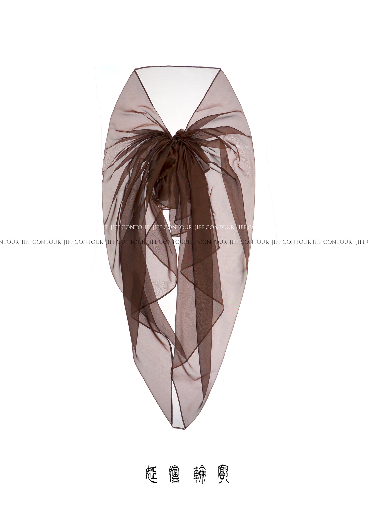 JIFF CONTOUR Religion Collection Women's DrapingTransparent Skirt/ Shawl