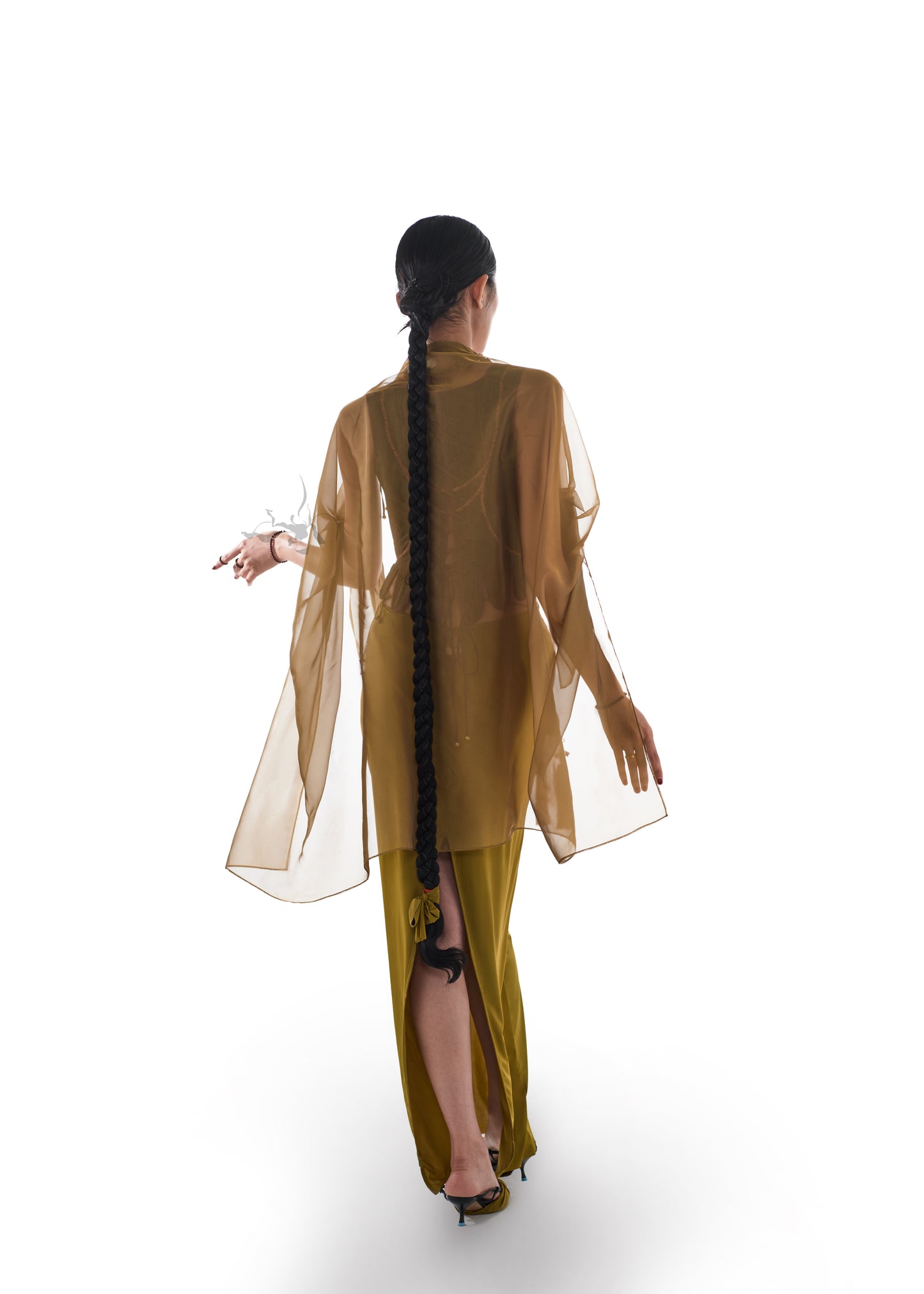 JIFF CONTOUR Religion Collection Women's DrapingTransparent Skirt/ Shawl